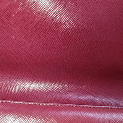FERRAGAMO Ginny Fuchsia Leather Embossed Single Shoulder Bag Crossbody Golden hardware-(SKU)-14462522