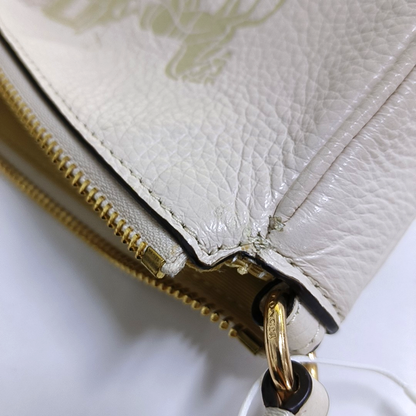 COACH NOLITA White Leather Carriage Single Shoulder Handbag Tote Bag Golden hardware-(SKU)-935756200
