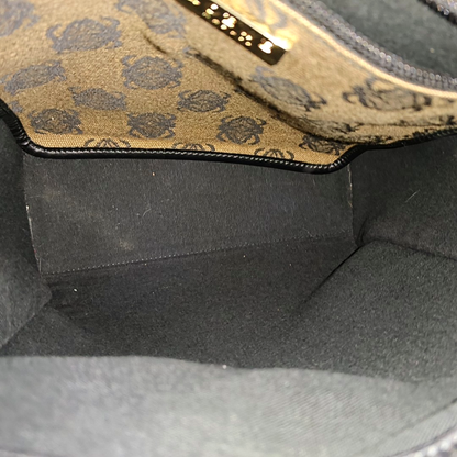 LOEWE Tote bag Brown Canvas Monogrammed Tote Bag Golden hardware-(SKU)-955759577