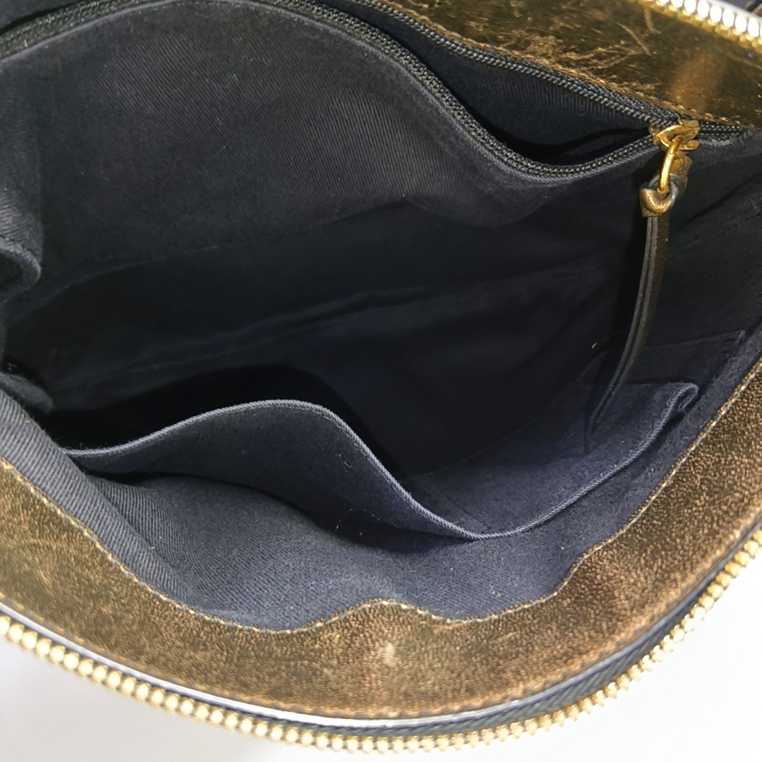 LOEWE Black Canvas Single Shoulder Bag Crossbody Bag Silver Hardware-(SKU)-943657532