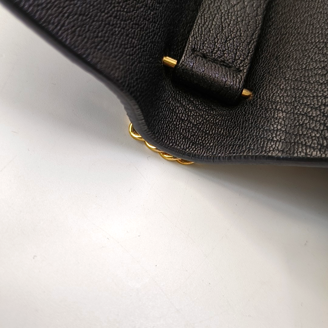 Chloé Drew Medium size Black Cowhide Piglet Bag Crossbody Single Shoulder and Tote Bag Golden hardware-(SKU)-956834462