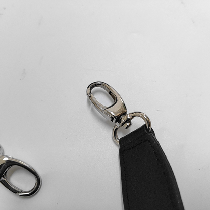 CHANEL CERF Black Calfskin Quilted Shoulder Bag Tote Bag Crossbody Bag Silver Hardware 17 Clasp Removable Strap-(SKU)-954658799