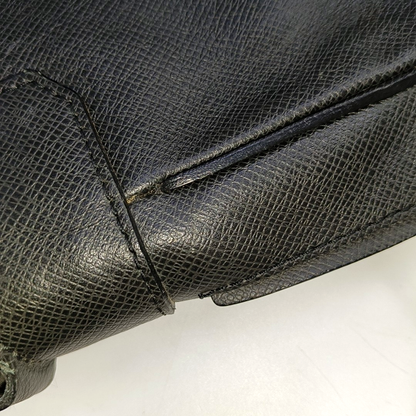 LOUIS VUITTON Black Cowhide Single Shoulder Bag Crossbody Bag Silver Hardware-(SKU)-939481514