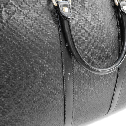 GUCCI GG Imprime Black cowhide tote bag Silver Hardware-(SKU)-950646156