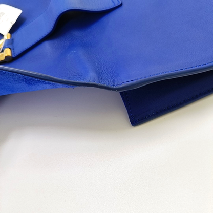 YSL CHYC Y LIGNE Blue Leather Handbag Golden hardware-(SKU)-956925392