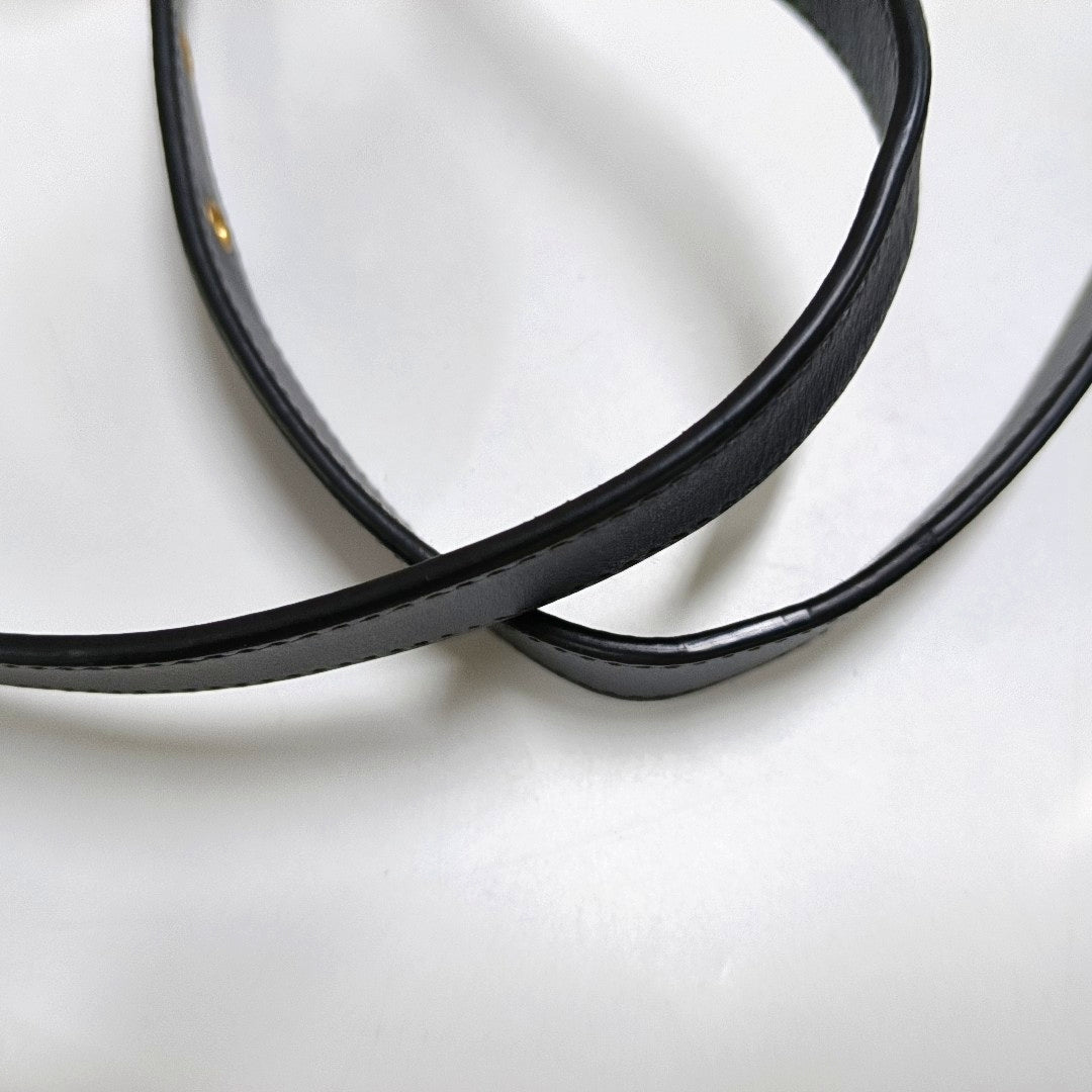 DIOR 30 Montaigne Blue Canvas Monogram Jacquard Shoulder Bag with Chain Strap, Gold Hardware, Removable Shoulder Strap-(SKU)-969782646