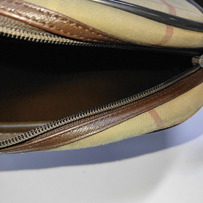 BURBERRY Camera Bag Brown Canvas Crossbody Single Shoulder Bag Golden hardware-(SKU)-936478276