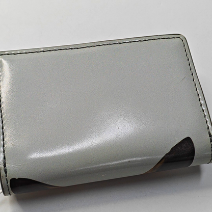 BURBERRY White Calf Leather Printed Crossbody Bag Silver Hardware Removable shoulder strap-(SKU)-956836335