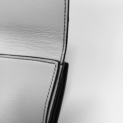 Alexander McQUEEN White Cowhide Wallet Silver Hardware-(SKU)-952748431