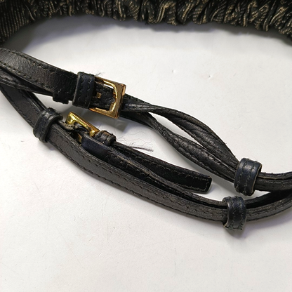 GUCCI Tote bag Dark Gray Canvas Monogrammed Handbag Golden hardware-(SKU)-948514581