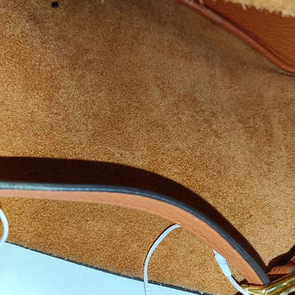 HERMÈS Picotin Lock 18 Hermes Orange Clemence Leather Tote Handbag with Silver Hardware-(SKU)-962333436