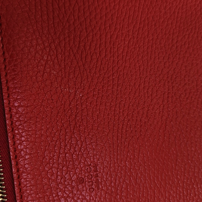 GUCCI Nouveau Red Cowhide Handbag Golden hardware-(SKU)-956372836