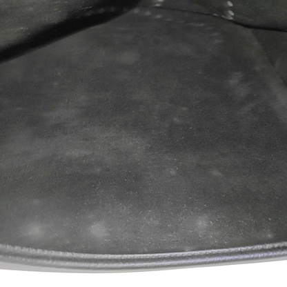 HERMÈS Evelyne GM Black Clemence Leather Shoulder Bag with Silver Hardware-(SKU)-964794155