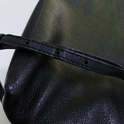 BURBERRY Black Leather Crossbody Bag Single Shoulder Bag Golden hardware Removable shoulder strap-(SKU)-947151988