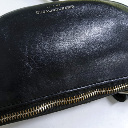 Alexander Wang Attica Black羊皮腰包腰包/胸包 Silver Hardware-(SKU)-950746900