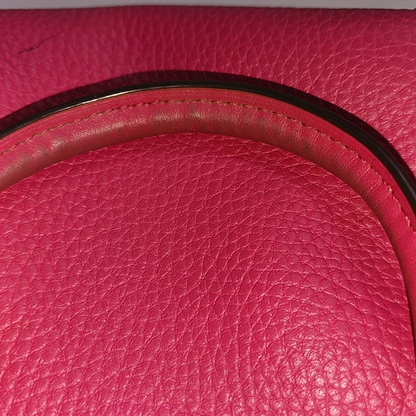 COACH SWAGGER Pink Cowhide Crossbody Bag Ruthenium color hardware Removable shoulder strap-(SKU)-928838798