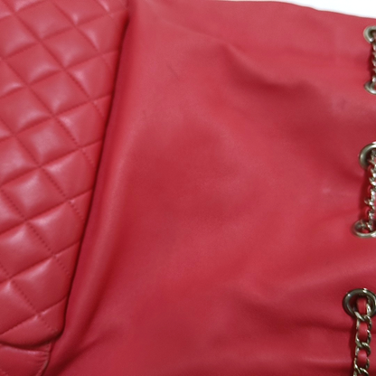 CHANEL IN SEOUL Pink Lamb Leather Diamond Quilted Backpack with Silver Hardware 23 opening-(SKU)-958357493