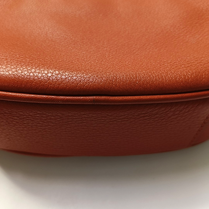 MICHAEL KORS Jet Set Orange Red Leather Single Shoulder Bag Crossbody Bag Golden hardware-(SKU)-951616686