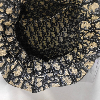 DIOR Wicker Multicolor Woven Embroidery Crossbody Shoulder Bag Gold Hardware Removable Strap-(SKU)-945278148