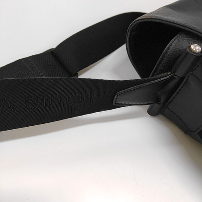 LOUIS VUITTON VIKTOR Black Cowhide Single Shoulder Bag Crossbody Bag Silver Hardware-(SKU)-955690536