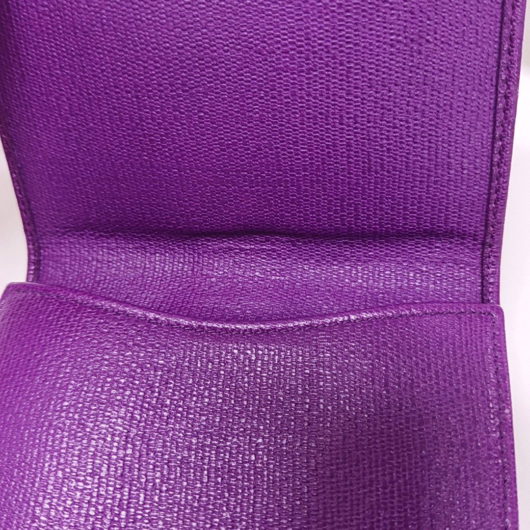 YSL CHYC Y LIGNE Super mini Purple Leather Embellished Clutch Golden hardware-(SKU)-929803684