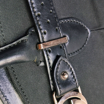 GUCCI Tote bag Black Canvas Quilted Cutout Tote Bag Silver Hardware-(SKU)-948087482