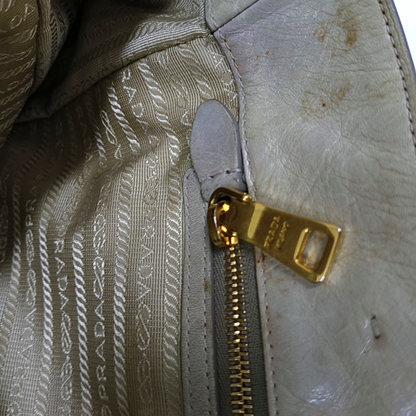 PRADA Green Cowhide Handbag Shoulder Bag Golden hardware-(SKU)-13786138