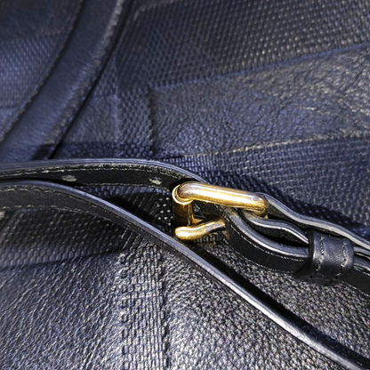 BURBERRY Tote bag Black Cowhide Embossed Single Shoulder Handbag Tote Bag Crossbody Bag Golden hardware Removable shoulder strap-(SKU)-14450075