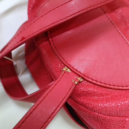 STELLA McCARTNEY Falabella Red Fabric Backpack Black hardware-(SKU)-944717374