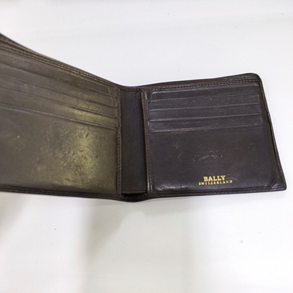 BALLY Dark Brown Calf Leather Wallet-(SKU)-951389128