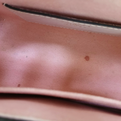 LOUIS VUITTON TWIST Small White EPI Calfskin Water Ripple Pattern Shoulder Bag with Removable Strap-(SKU)-960360137