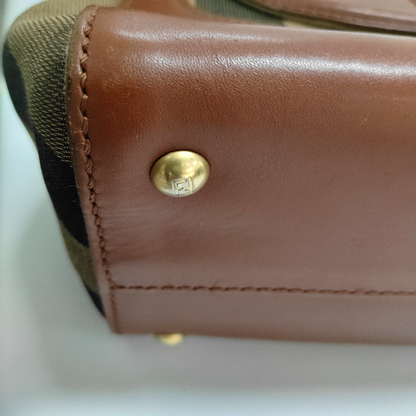 FENDI Silvana Brown cowhide crossbody bag, handbag, shoulder bag Golden hardware Removable shoulder strap-(SKU)-956716249