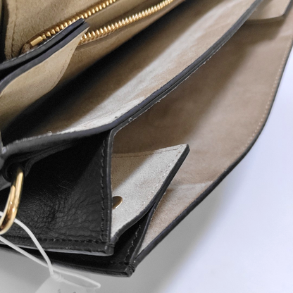Chloé Faye Medium size Dark Green Leather Crossbody Shoulder Bag Golden hardware Removable shoulder strap-(SKU)-959719535