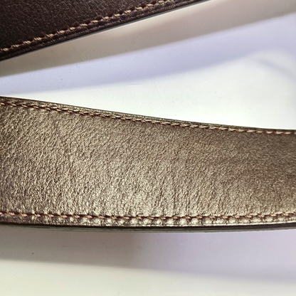 HERMÈS Licol 17 Glacier White Evercolor Leather Shoulder Bag with Silver Hardware, C-(SKU)-945823403