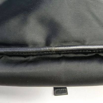 PRADA Black Nylon Single Shoulder Bag Crossbody Bag Silver Hardware-(SKU)-954414851