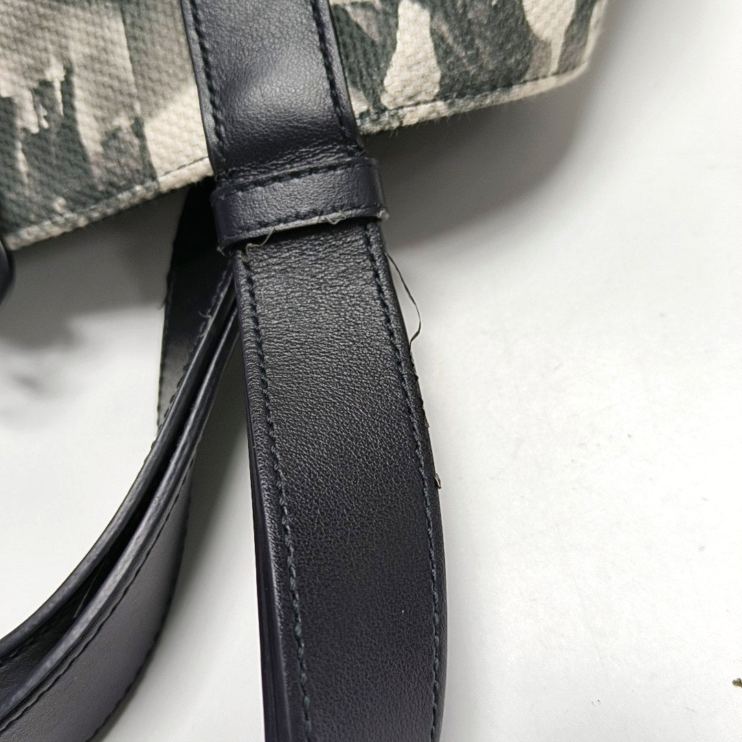 DIOR Toujours Large Multicolor Canvas Printed Handbag Black Hardware Pockets-(SKU)-970966828