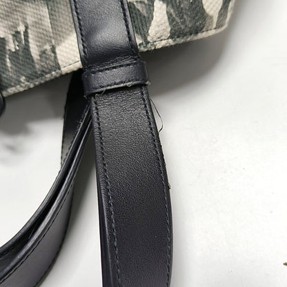 DIOR Toujours Large Multicolor Canvas Printed Handbag Black Hardware Pockets-(SKU)-970966828