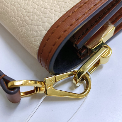 LOUIS VUITTON DAUPHINE Mini Colorful Leather Dauphine Crossbody Shoulder Bag Gold Hardware Removable Strap-(SKU)-956077638