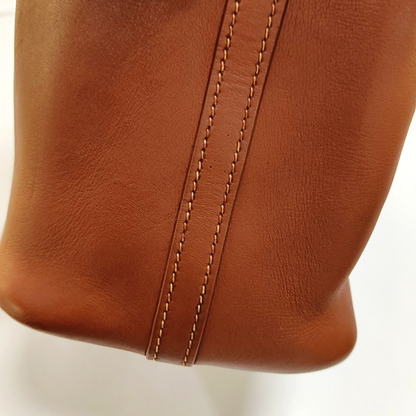 HERMÈS Picotin 18 Maple Brown Calfskin Handbag Silver Hardware 🄷 Engraving-(SKU)-959654891