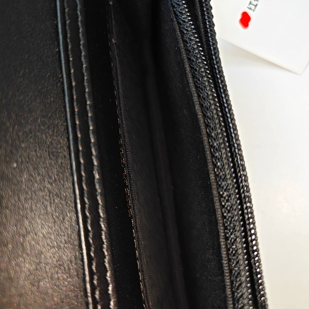 CHANEL WOC Black Lamb Skin Quilted Single Shoulder Bag Golden Hardware 31 Openings-(SKU)-969281710