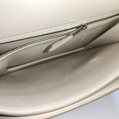 HERMÈS 2002 20 Cement Grey Evercolor Calfskin Crossbody Shoulder Bag with Silver Hardware, C-(SKU)-966838691