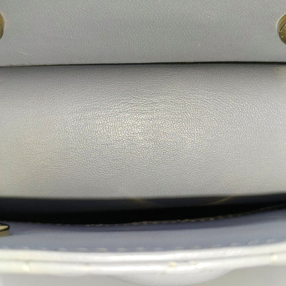 DIOR Lady Dior Small Grey Lamb Skin Quilted Cannage Diorever Shoulder Bag Tote Bag Crossbody Bag with Gold Hardware and Detachable Shoulder Strap, Complete Accessories-(SKU)-968155280