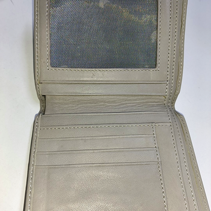 DIESEL Gray Leather Embossed Wallet-(SKU)-940934101