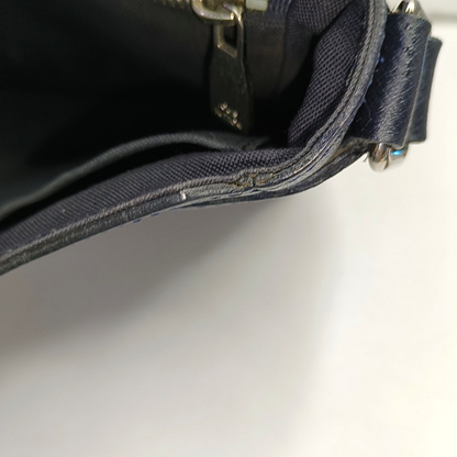 LOUIS VUITTON ROMAN Blue Cowhide Crossbody Bag Silver Hardware-(SKU)-959266861