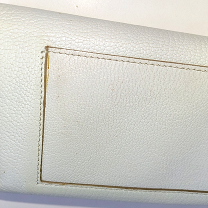 CELINE Light Blue Calfskin Wallet Golden hardware-(SKU)-940440188