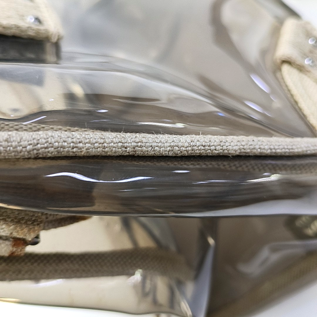 PRADA Transparent special material inlay handbag Silver Hardware Sub-bag-(SKU)-957328200