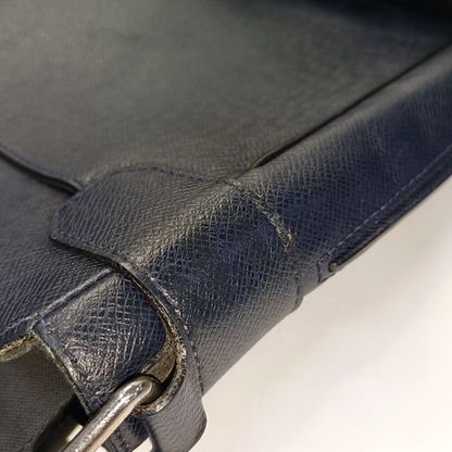 LOUIS VUITTON BOREAL Dark Blue Cowhide Single Shoulder Bag Crossbody Bag Silver Hardware-(SKU)-931854532