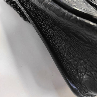 YSL NIKI Medium Size Black Calf Leather Embossed Crossbody Bag Handbag Single Shoulder Bag Black Hardware-(SKU)-967755716