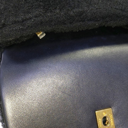 CHANEL COCO HANDLE Small Size Black Wool Calfskin Shoulder Bag, Handbag, Crossbody Bag with Detachable Strap-(SKU)-966024860