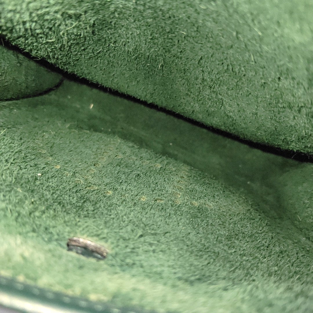 HERMÈS Evelyne 17 Pine Green Clemence Leather Cut-Out Evelyne Bag with Silver Hardware C-(SKU)-968742099